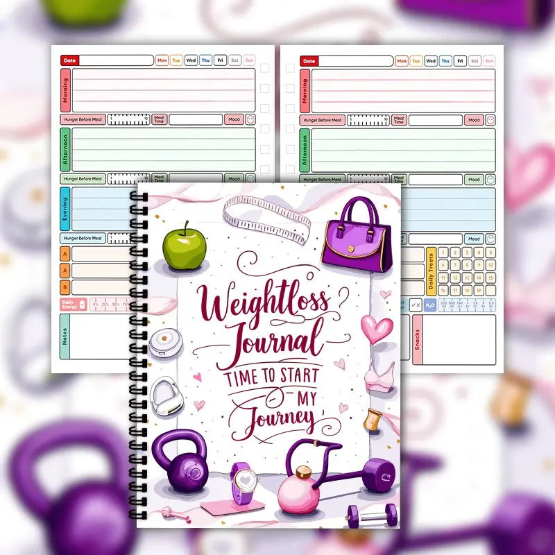 A5 Weight Loss Planner & Fitness Tracking Diary