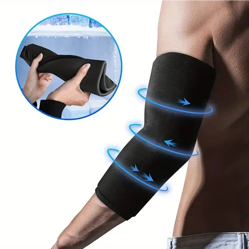 Reusable Gel Ice Sleeve for Elbow, Knee, Ankle - Compression Wrap