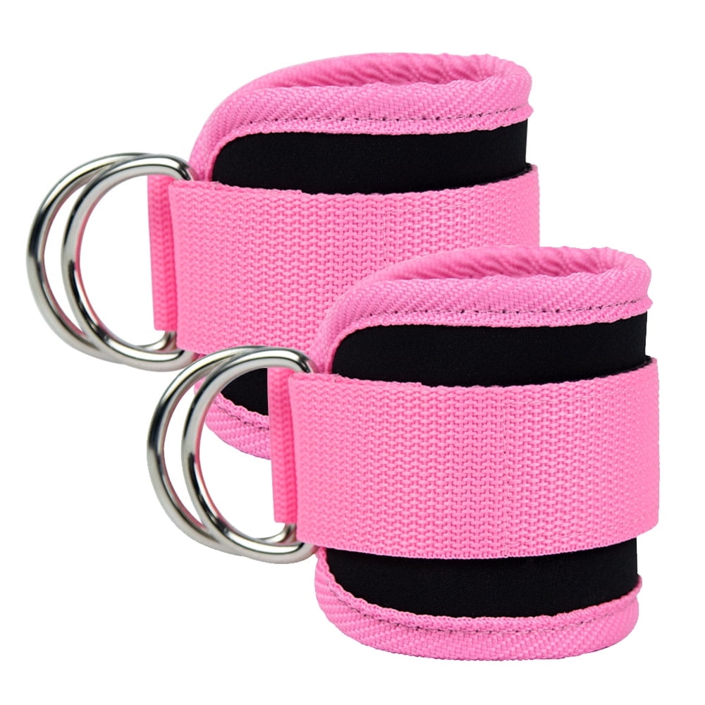 Adjustable Polyester Ankle Straps for Cable Machine Kickbacks