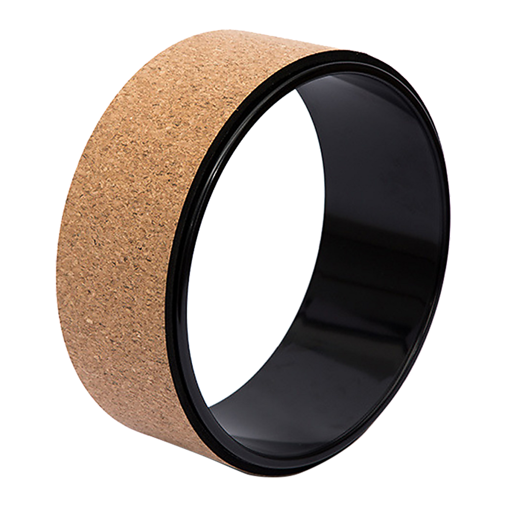 Cork Yoga Wheel for Stretching and Pilates - 13 cm Diameter
