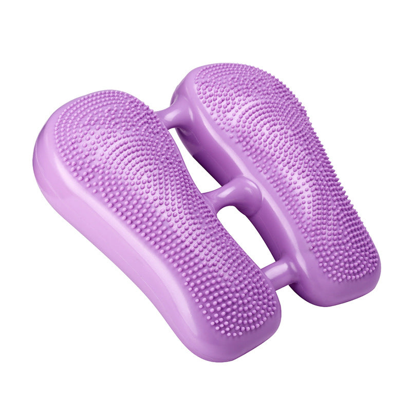 Dual-Side Textured Balance Board - Core Strengthener, Purple