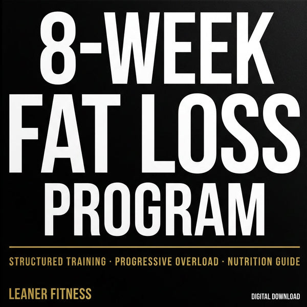 8-Week Fat Loss Training Program - Digital PDF Download