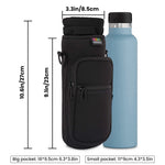 Neoprene Water Bottle Carrier with Adjustable Strap