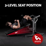 Everfit Chest Press Machine Folding Workout Bench Black