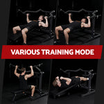 Everfit Chest Press Machine Folding Workout Bench Black