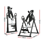 Everfit Grey Inversion Table for Back Pain Relief and Stretching