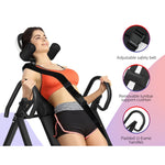 Everfit Grey Inversion Table for Back Pain Relief and Stretching