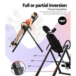 Everfit Grey Inversion Table for Back Pain Relief and Stretching