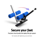 Everfit Inversion Table Back Stretcher Adjustable Home Gym Blue