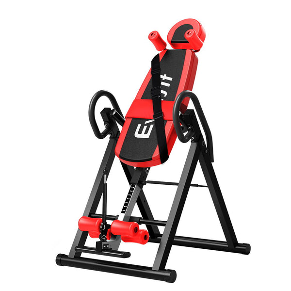 Everfit Inversion Table Back Stretcher Home Gym Red