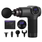 Everfit Massage Gun 8 Speed Rechargeable Muscle Massager Black