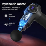 Everfit Massage Gun 8 Speed Rechargeable Muscle Massager Black