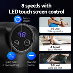 Everfit Massage Gun 8 Speed Rechargeable Muscle Massager Black