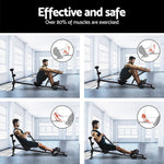 Everfit Hydraulic Rowing Machine with 12 Resistance Levels