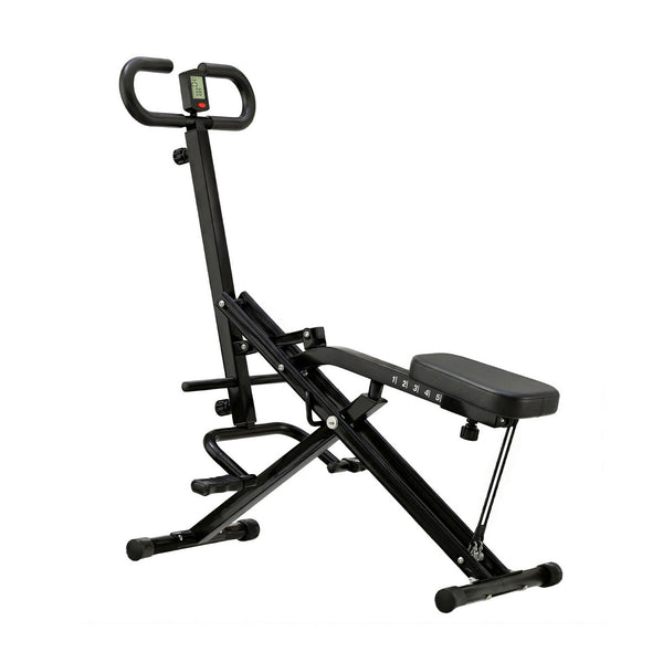 Everfit Foldable Squat Machine Adjustable Seat Home Gym
