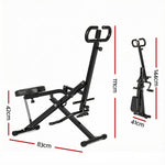 Everfit Foldable Squat Machine Adjustable Seat Home Gym