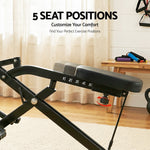 Everfit Foldable Squat Machine Adjustable Seat Home Gym