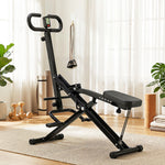 Everfit Foldable Squat Machine Adjustable Seat Home Gym