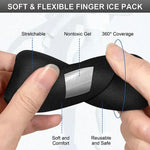 Finger Ice Sleeve Set for Pain Relief - 4PCS, Gel & Lycra