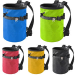 Non-Slip Climbing Chalk Bag with Adjustable Belt and Brush