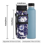 Neoprene Water Bottle Carrier with Adjustable Strap