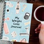 Weight Loss Journal Fitness Notebook Workout Log - 120 Pages
