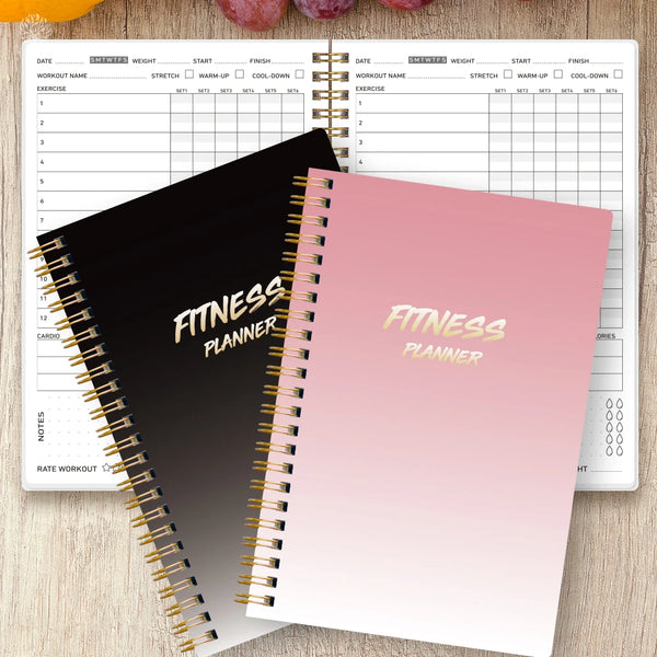 Fitness Plan Book & Daily Progress Tracker Notebook