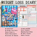 12-Week Weight Loss Planner Journal for Fitness Tracking