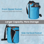 MoKo Climbing Chalk Bag with Large Zippered Storage