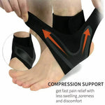 Sports Ankle Brace Support Adjustable Compression Sleeve
