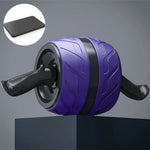 Big Wheel Ab Roller with Knee Mat - Durable Fitness Equipment