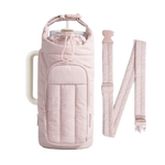 Large Capacity Water Bottle Holder Bag with Multi-Pockets