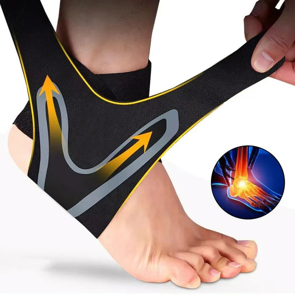 Sports Ankle Brace Support Adjustable Compression Sleeve