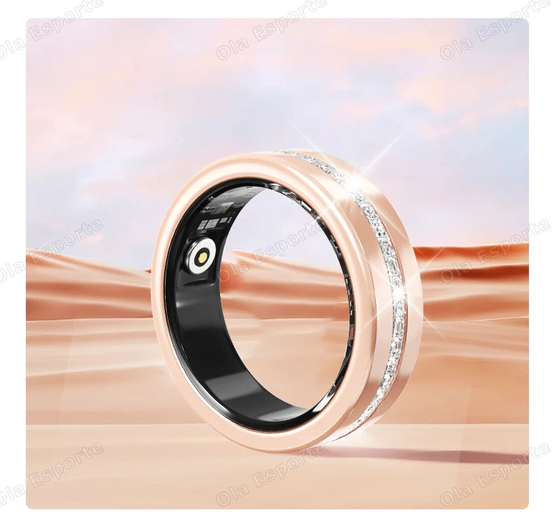 Women’s Smart Ring with Health Tracking - Stainless Steel