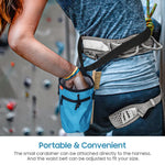 MoKo Climbing Chalk Bag with Large Zippered Storage