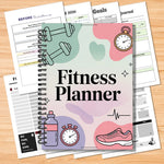 Fitness Planner Notebook for Workout Tracking