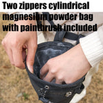Non-Slip Climbing Chalk Bag with Adjustable Belt and Brush