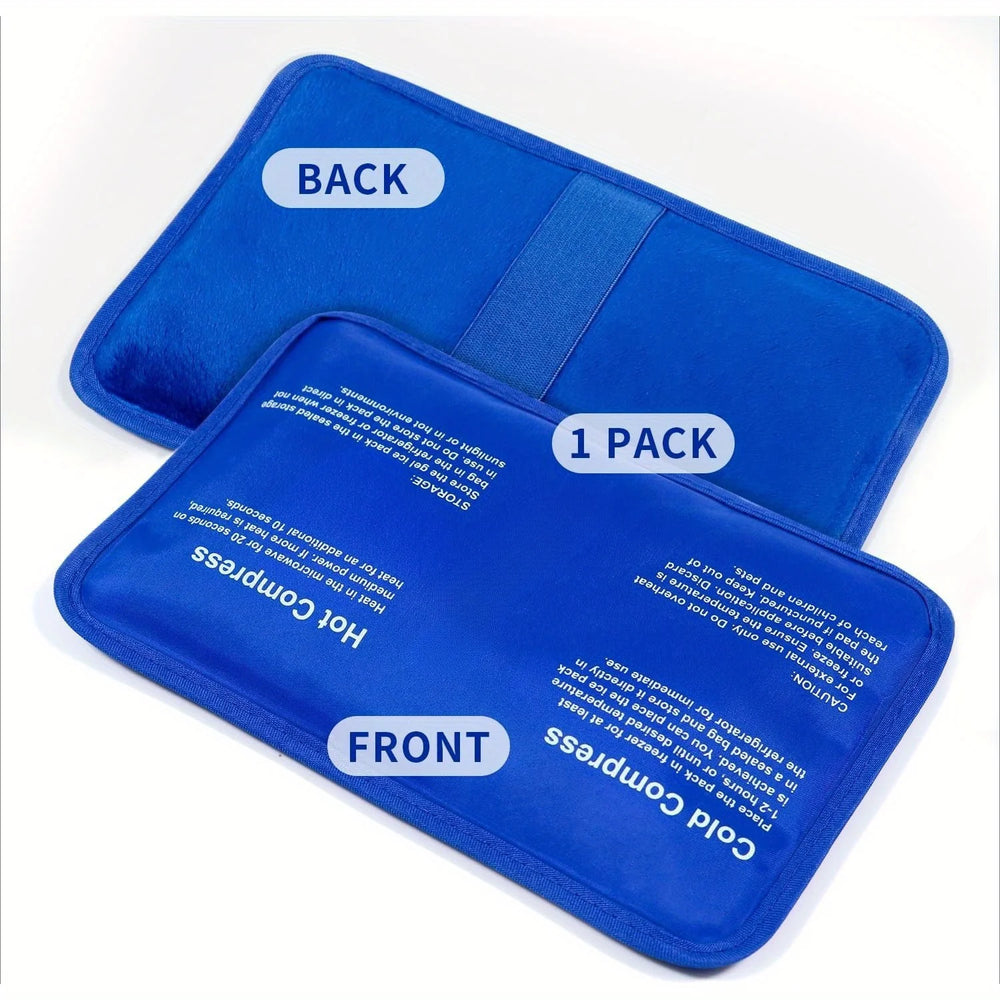 Reusable Gel Ice Pack for Injuries - Soft Hot Cold Compress