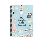 Weight Loss Journal Fitness Notebook Workout Log - 120 Pages