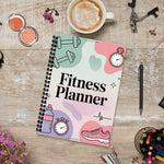 Fitness Planner Notebook for Workout Tracking