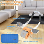 ab roller wheel with knee mat and timer for core strength