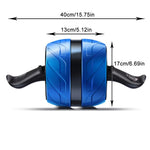 Big Wheel Ab Roller with Knee Mat - Durable Fitness Equipment