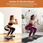 3-Piece Yoga Wedge Slant Board Set for Stretching and Recovery