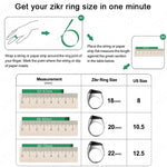 Smart Tasbih Ring with Islamic Prayer Reminder and Counter