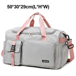 Women's Gym Travel Duffel Bag with Wet Pocket, 58cm