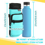 Neoprene Water Bottle Carrier with Adjustable Strap