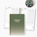 Fitness Plan Book & Daily Progress Tracker Notebook