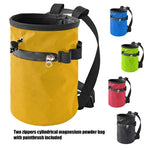 Non-Slip Climbing Chalk Bag with Adjustable Belt and Brush