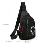 Large Capacity Sports Chest Bag for Gym and Outdoor Use