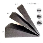 3-Piece Yoga Wedge Slant Board Set for Stretching and Recovery